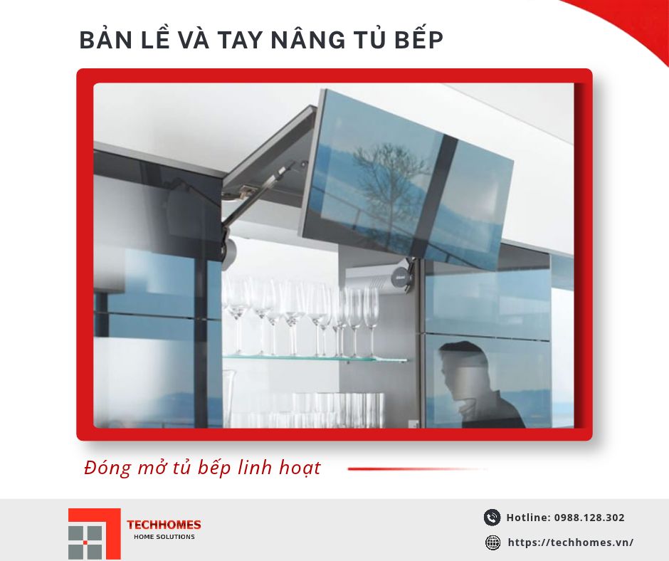 Những nhóm phụ kiện tủ bếp phổ biến và công dụng trong không gian bếp