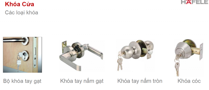 Tay nắm cửa đi Hafele