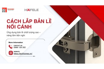 CÁCH LẮP BẢN LỀ NỐI CÁNH 