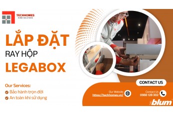 CÁCH LẮP ĐẶT RAY HỘP LEGRABOX 