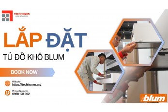 CÁCH LẮP ĐẶT TỦ ĐỒ KHÔ BLUM 