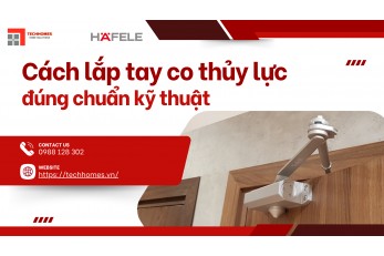 CÁCH LẮP TAY CO THỦY LỰC ĐÚNG CHUẨN KỸ THUẬT