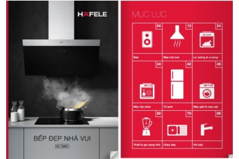 Catalogue Hafele 2021 thiết bị bếp và chậu vòi new