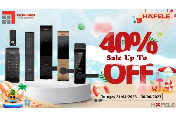 HAFELE KHUYẾN MÃI KHÓA ĐIỆN TỬ ĐẾN 40%