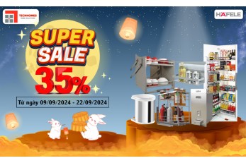 Hafele khuyến mãi phụ kiện bếp 30%