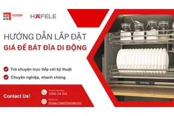 HƯỚNG DẪN LẮP ĐẶT GIÁ ĐỂ BÁT ĐĨA DI ĐỘNG 