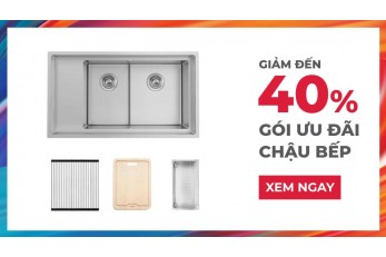 Khuyến Mãi Chậu Bếp và Vòi Hafele lên đến 50%