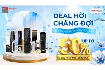 Khuyến mãi phụ kiện cửa đến 50%