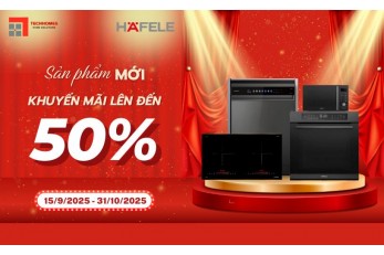 Khuyến mãi thiết bị hafele đến 50%