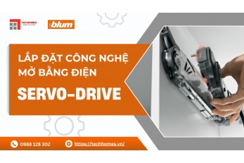 LẮP ĐẶT CÔNG NGHỆ MỞ BẰNG ĐIỆN SERVO- DRIVE CHO NGĂN KÉO