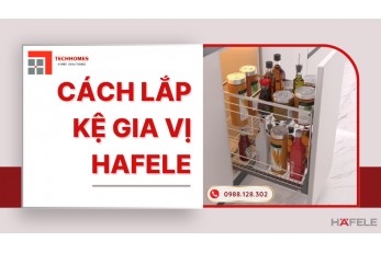 lắp đặt kệ gia vị
