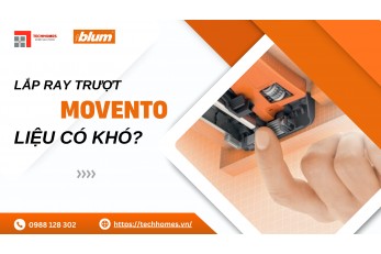 LẮP RAY TRƯỢT NGĂN KÉO MOVENTO CÓ KHÓ