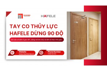 TAY CO THỦY LỰC HAFELE DỪNG 90 ĐỘ 