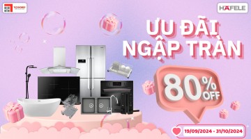 Khuyến mãi hafele 80%