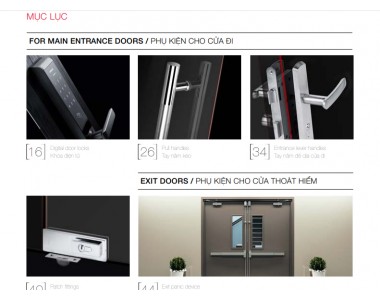 Catalogue Phụ Kiện Cửa Hafele 2019