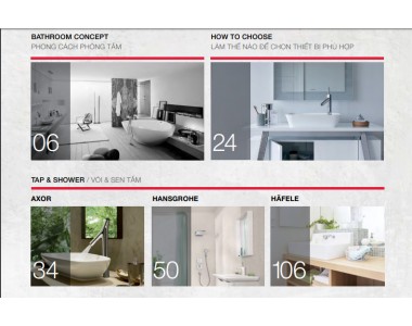 Catalogue Thiết Bị Vệ Sinh Hafele 2019