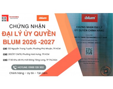 Đại lý phụ kiện Blum chính hãng 2026-2027