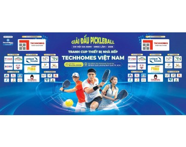 HÀNH TRÌNH CHINH PHỤC CUP THIẾT BỊ BẾP TECHHOMES VIỆT NAM TẠI GIẢI PICKLEBALL CHI HỘI GIA ĐỊNH- LẦN 1