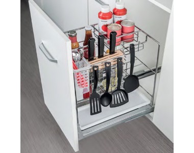 Hướng dẫn lắp đặt bộ rổ kéo bằng thép không gỉ cho tủ rộng 900mm - Mã số 549.17.239