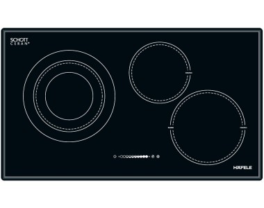 Hướng dẫn sử dụng sản phẩm Bếp điện từ 3 vùng nấu hafele 536.01.705