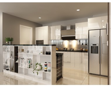 Thiết kế và thi công bếp và nội thất đảo kim cương quận 2