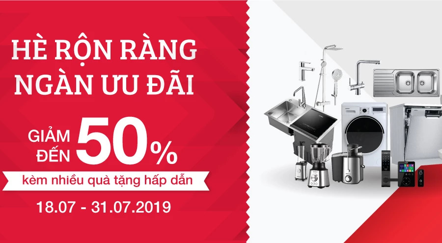 Chương trình giảm giá cực sốc hè rộn ràng của hafele