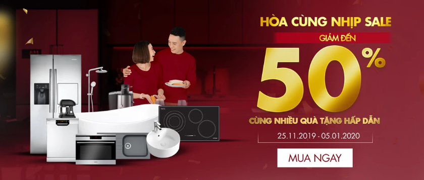 Sự kiện khuyến mãi ưu đãi cuối năm 2019 cực lớn của Hafele 