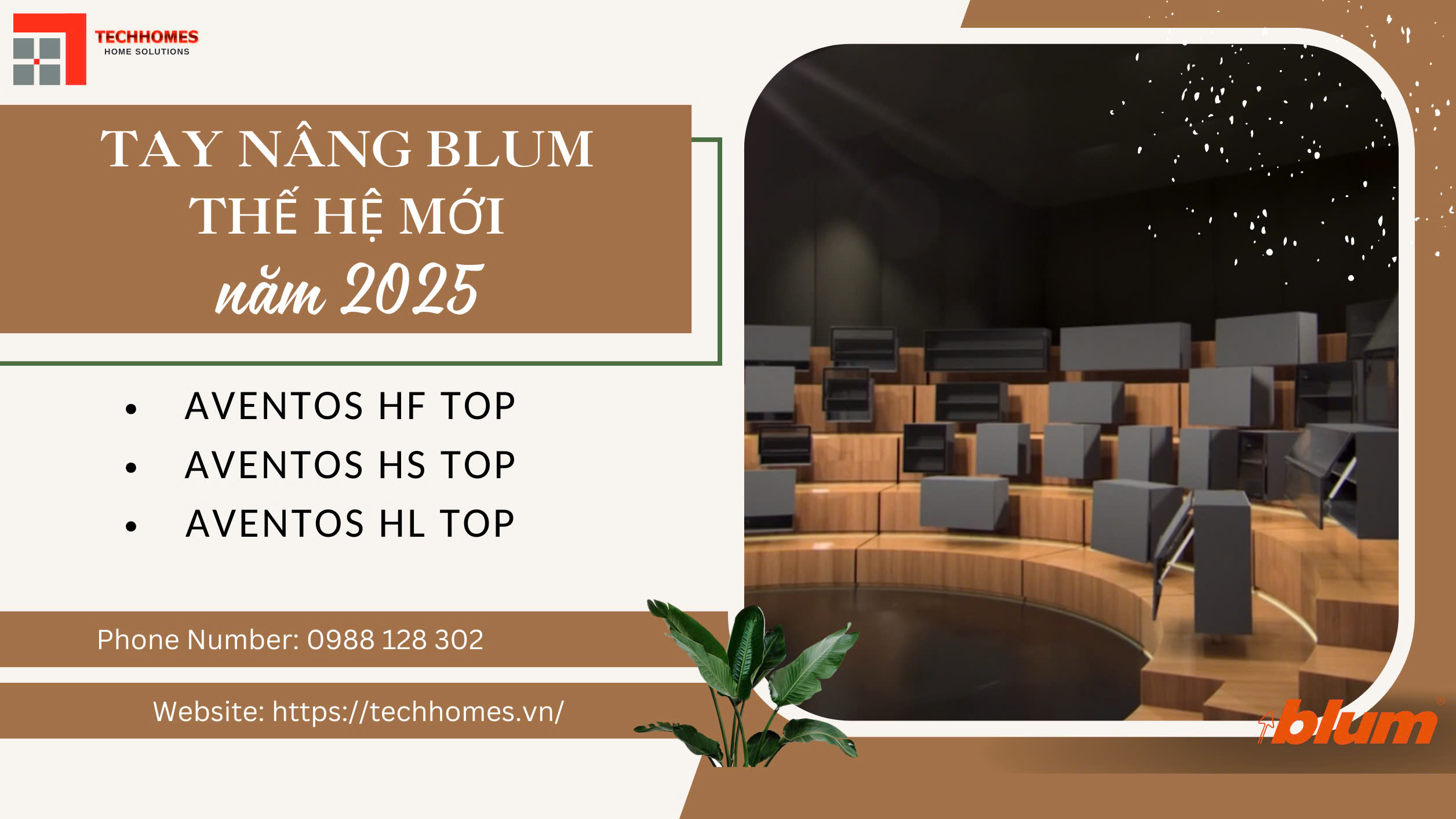 Tay nâng Blum thế hệ mới năm 2025​