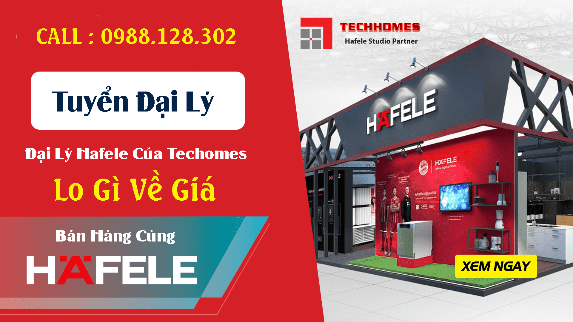 Tuyển đại lý cung cấp và phân phối các thiết bị, phụ kiện, linh kiện của Hafele Việt Nam