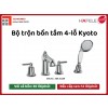 Bộ Trộn Bồn Tắm 4 Lỗ Kyoto Hafele 589.35.004