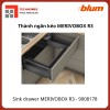 Ngăn kéo dưới chậu rửa Sink drawer MERIVOBOX R3, 9008178, xám nhạt