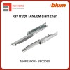 Ray trượt Blum TANDEM giảm chấn 560F2500B 3802095 mở toan phan ray 30kg