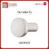 Tay nắm tủ tròn Hafele Nicken mờ 110.35.671