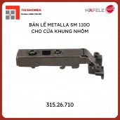 BẢN LỀ KHUNG NHÔM HAFELE 315.26.710 + vít đen
