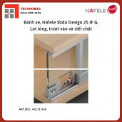 Bánh xe, Häfele Slido Design 25 IF G