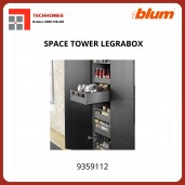 Tủ đồ khô Blum SPACE TOWER LEGRABOX 9359112 trắng, rộng 275 -600mm