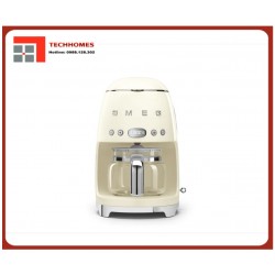 Ấm pha cà phê Smeg 50's Style DCF02CR, màu kem,bóng