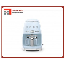 Ấm pha cà phê Smeg 50's Style DCF02PB, màu xanh dương pastel, bóng