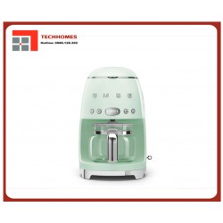 Ấm pha cà phê Smeg 50's Style DCF02PG, màu xanh lá pastel, bóng