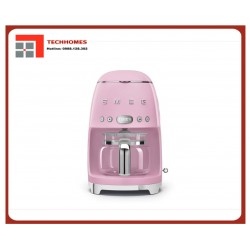 Ấm pha cà phê Smeg 50's Style DCF02PK, màu hồng,bóng