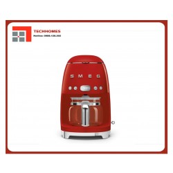 Ấm pha cà phê Smeg 50's Style DCF02RD, màu đỏ, bóng