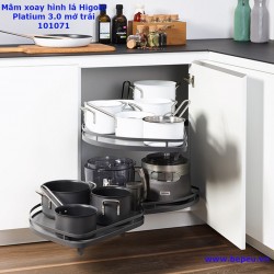 MÂM XOAY HÌNH LÁ HIGOLD PLATINUM 3.0 MỞ TRÁI 101071