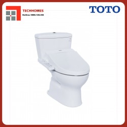 Bàn cầu hai khối TOTO CS300DRW7 nắp rửa điện tử WASHLET
