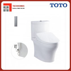 Bàn cầu hai khối TOTO CS769DRW11 nắp rửa điện tử WASHLET