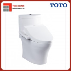 Bàn cầu hai khối TOTO CS769DRW7 nắp rửa điện tử WASHLET