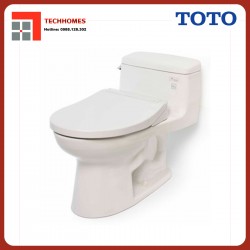 Bàn cầu một khối nắp cơ TOTO MS864E2