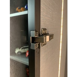  Bản lề cài giảm chấn thép cho khung nhôm 100 độ_Trùm ngoài, 7173114