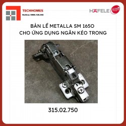 Bản lề giảm chấn hafele 165 độ 315.02.750