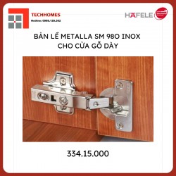 Bản lề giảm chấn Hafele cho cửa gỗ dày – cong vừa 334.15.000
