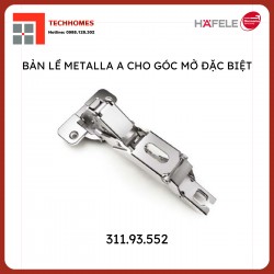 Bản lề Hafele 155 độ loại cong vừa 311.93.552